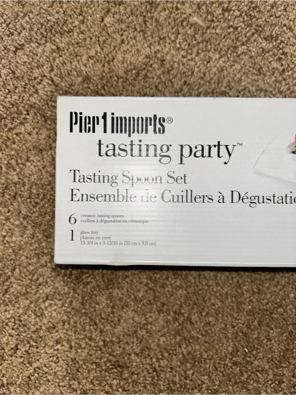 Pier 1 imports Tasting Party  Porcelain Tasting Bowl Set W/Spoons